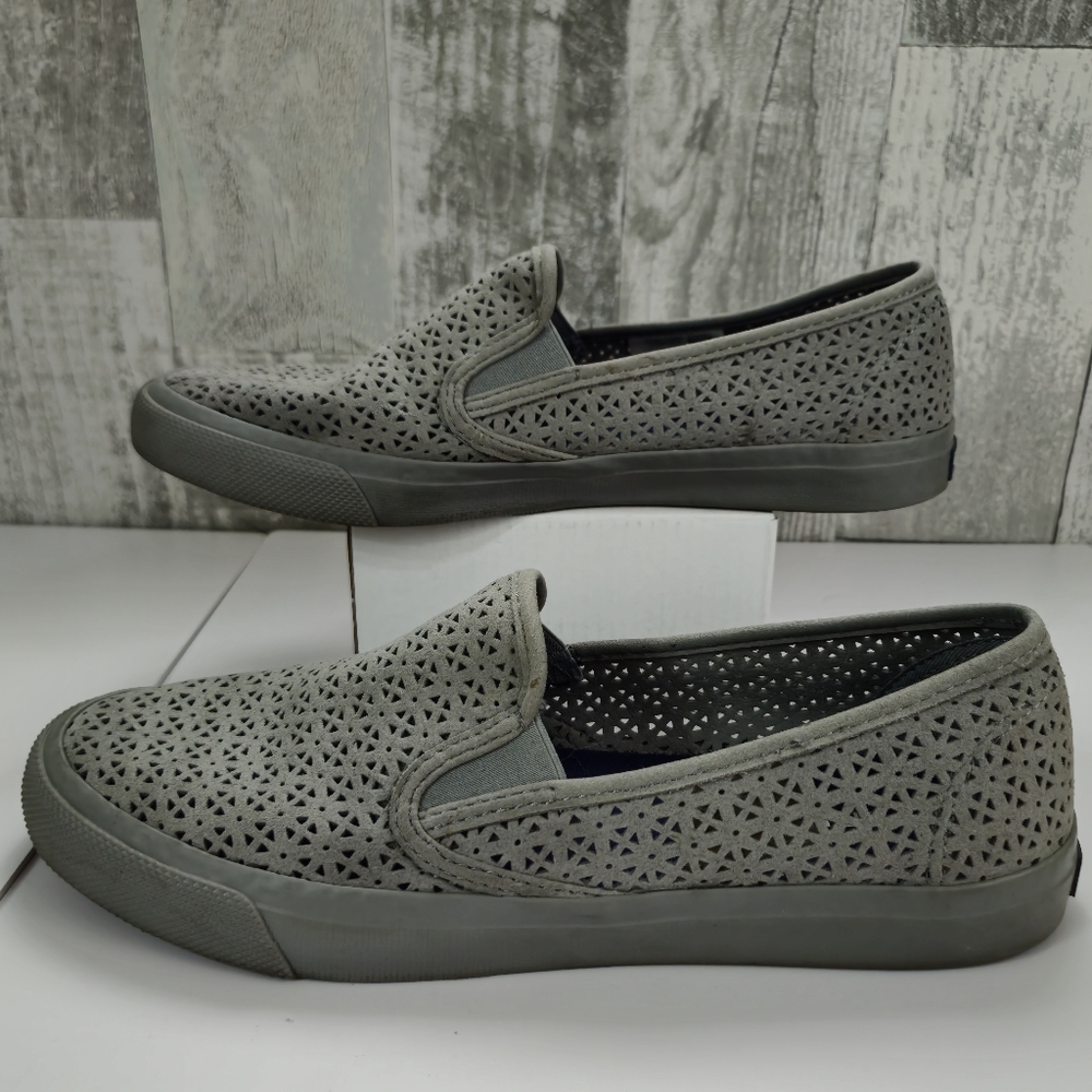 Women's Gray Slip-On Shoes